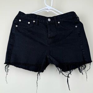 Madewell Women’s Dark‎ black Jean Shorts size 24